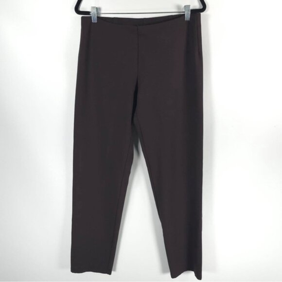 EILEEN FISHER Imported‎ Fabric Pull on Leggings Pants RAYON/NYLON/SPANDEX MEDIUM - Picture 4 of 10